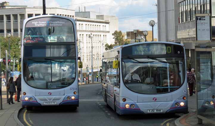 First South Yorkshire Volvo Wright B9TL 37518 B7L 60890